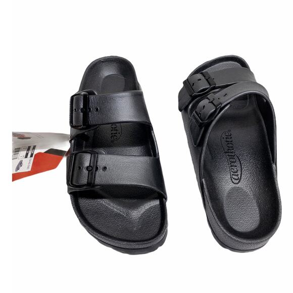 Aerothotic Aerosoft Women's Orthopedic Buckle Gray Sock Sandals size 6 - Picture 6 of 9